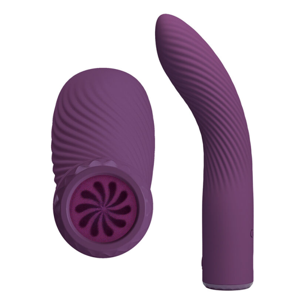 PRETTY LOVE - KISSELL RECHARGEABLE VIBRATOR 10 FUNCTIONS PURPLE