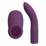 PRETTY LOVE - VIBRATEUR RECHARGEABLE KISSELL 10 FONCTIONS VIOLET