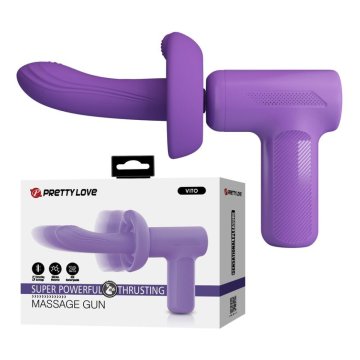 PRETTY LOVE - VITO STOSSMASSAGEPISTOLE 5 MODI LILA