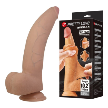 PRETTY LOVE - DILDO REALISTICO QUINLAN 26 CM Ø 5.5 CM NATURALE