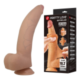 PRETTY LOVE - DILDO REALISTICO QUINLAN 26 CM Ø 5.5 CM NATURALE
