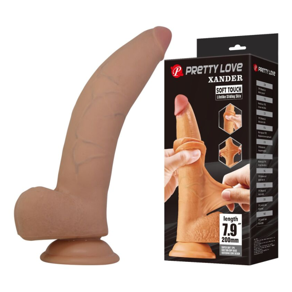 PRETTY LOVE - XANDER REALISTISCHER DILDO 20 CM Ø 5 CM NATÜRLICH