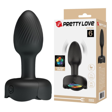 PRETTY LOVE - PLUG ANAL VIBRANT RECHARGEABLE 10 MODES NOIR