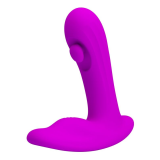 PRETTY LOVE - MASSAGGIATORE PROSTATICO RICARICABILE BAUER, 12 MODALITÀ, VIOLA