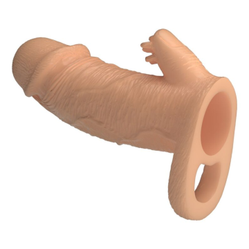 PRETTY LOVE - MANICOTTO DI ESTENSIONE DEL PENE RODERICO 13 CM Ø 3,8 CM NATURALE