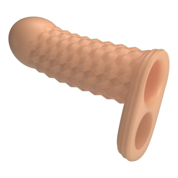 PRETTY LOVE - WOLFRAM PENIS EXTENSION SLEEVE 11.5 CM Ø 3.8 CM NATURAL