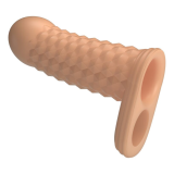 PRETTY LOVE - WOLFRAM MANICOTTO PER ALLUNGAMENTO DEL PENE 11,5 CM Ø 3,8 CM NATURALE