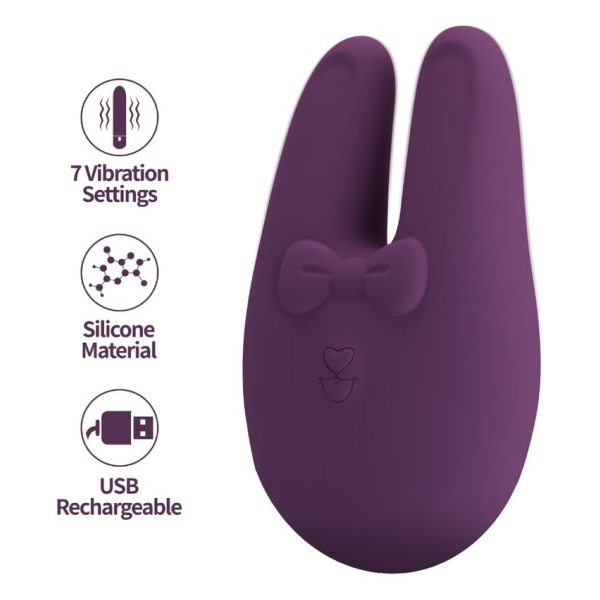 ROMANCE - STIMOLATORE ESTERNO BUNNY CON 7 MODALITÀ DI VIBRAZIONE