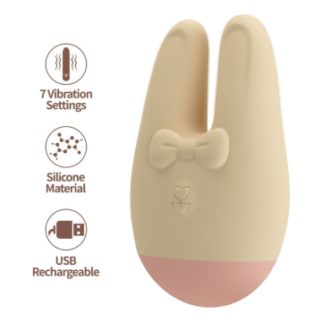 ROMANCE - STIMOLATORE ESTERNO BUNNY CON 7 MODALITÀ DI VIBRAZIONE