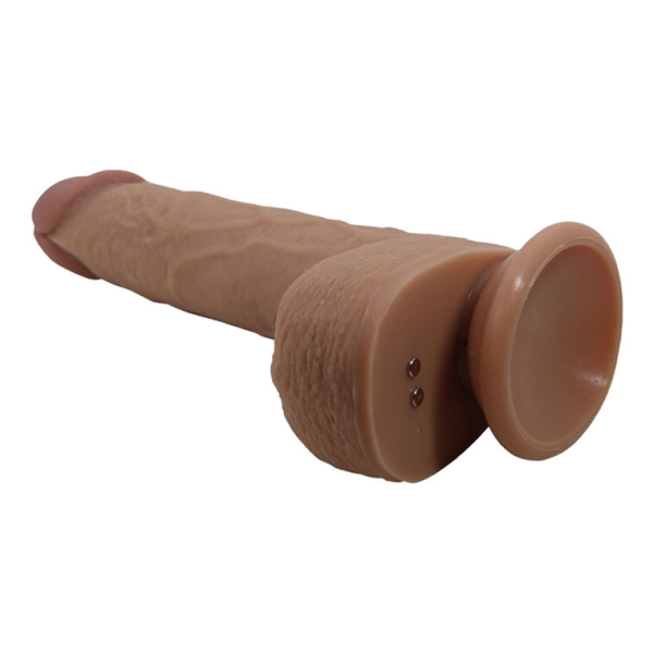 PRETTY LOVE - TOMMY REALISTISCHER STOSSVIBRATOR MIT FERNBEDIENUNG, DUNKELBRAUN