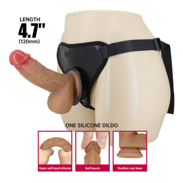 PRETTY LOVE – UNIVERSAL-STRAP-ON-GURT MIT REALISTISCHEM DILDO