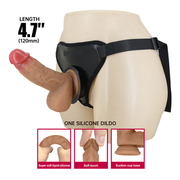 PRETTY LOVE - IMBRACATURA UNIVERSALE CON DILDO REALISTICO