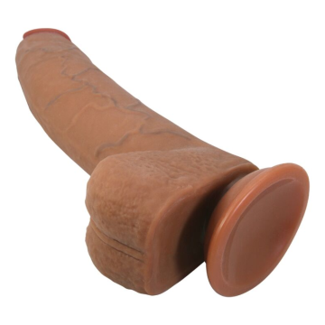 PRETTY LOVE - EVANDER FLEXIBLE REALISTIC DILDO WITH SUCTION CUP 23 CM -Ø- 4.9 CM