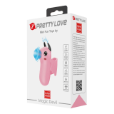 PRETTY LOVE - MAGIC DEVIL STIMOLATORE PER DITA RICARICABILE ROSA