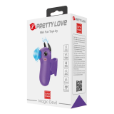 PRETTY LOVE - MAGIC DEVIL - STIMOLATORE DA DITO RICARICABILE VIOLA