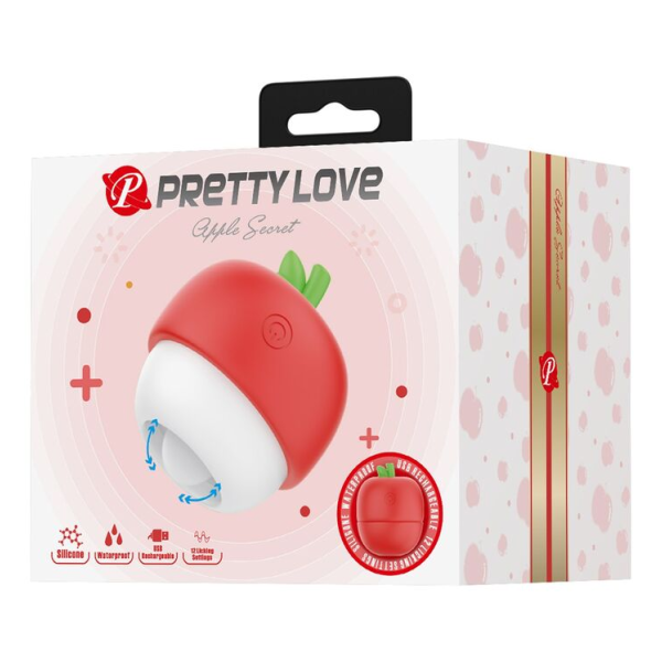 PRETTY LOVE - STIMULATEUR CLITORIAL RECHARGEABLE À EFFET LANGUE ROUGE