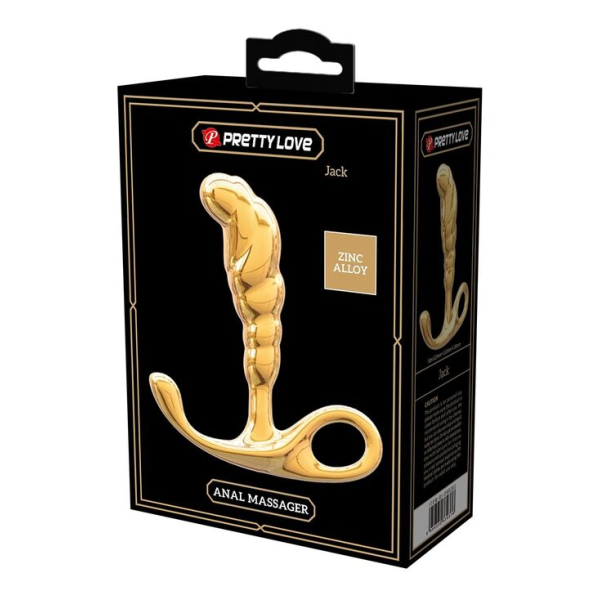 PRETTY LOVE - MASSEUR DE PROSTATE JACK EN ALLIAGE DE ZINC OR
