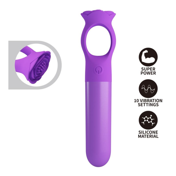 PRETTY LOVE - GIANA MINI MASSAGGIATORE VIBRANTE RICARICABILE VIOLA