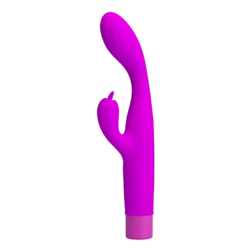 PRETTY LOVE - JENE DUAL STIMULATION G-SPOT AND CLITORAL VIBRATOR PURPLE