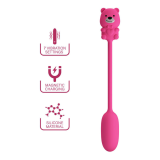 PRETTY LOVE - VIBRATORE A PROIETTILE RICARICABILE OLSON CON TELECOMANDO CABLATO ROSA