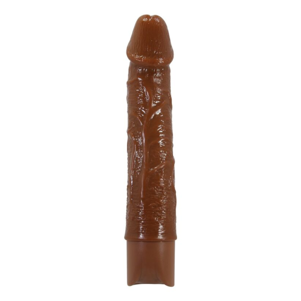 PRETTY LOVE - LEONARDO VIBRATEUR RÉALISTE 20 CM Ø 4 CM MARRON