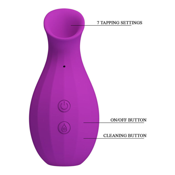 PRETTY LOVE - MAGIC BOTTLE RECHARGEABLE CLITORAL SUCTION STIMULATOR PURPLE