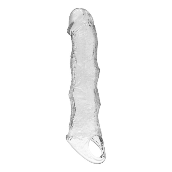PRETTY LOVE - VERSTELLBARE PENISVERLÄNGERUNGSHÜLLE 28 CM Ø 4,5 CM TRANSPARENT