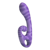 PRETTY LOVE - VIBRATORE A DOPPIA ESTIVA CON MANICO 19 CM Ø 3,5 CM VIOLA