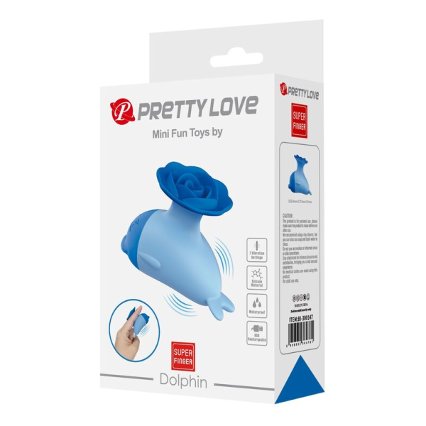 PRETTY LOVE - DOLPHIN MINI USB RECHARGEABLE VIBRATOR