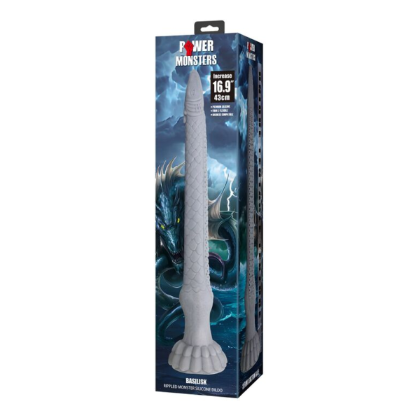 POWER MONSTERS - BASILISK FANTASY SILIKONDILDO 43 CM Ø 5 CM