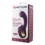 PRETTY LOVE - BRYNNLEE VIBRATEUR RECHARGEABLE AVEC STIMULATEUR ORAL 10 VIBRATIONS ET 5 FONCTIONS DE LÉCHAGE VIOLET