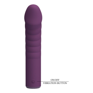 PRETTY LOVE - RYLAND RECHARGEABLE VIBRATOR 10 FUNCTIONS PURPLE