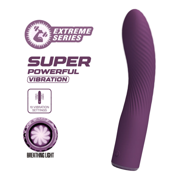 PRETTY LOVE - KISSELL RECHARGEABLE VIBRATOR 10 FUNCTIONS PURPLE