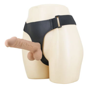 PRETTY LOVE - JOLYON HARNESS MIT FLEXIBLES DILDO 22 CM Ø 4,8 CM NATÜRLICH