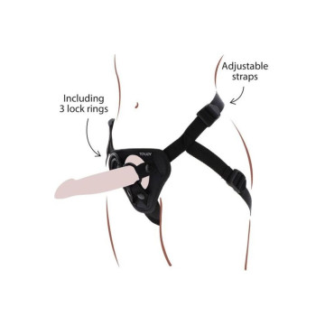 Get Real - Strap - On Harnés Negro | Vybes.it