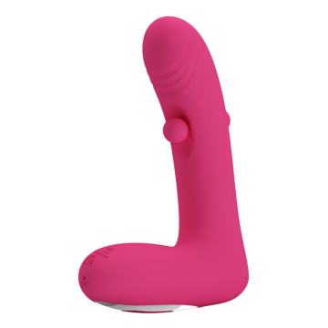 PRETTY LOVE - VIBRATORE RICARICABILE IN SILICONE DUDEN CON 12 MODALITÀ DI VIBRAZIONE E 3 MODALITÀ DI OSCILLAZIONE, ROSA