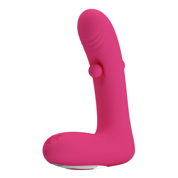 PRETTY LOVE – DUDEN WIEDERAUFLADBARER SILIKON-VIBRATOR MIT 12 VIBRATIONSMODI UND 3 SCHAUKELMODI, PINK