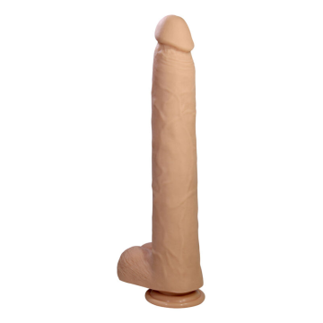PRETTY LOVE - DANY FLEXIBLER REALISTISCHER DILDO MIT SAUGNAPF 36 CM -Ø- 5,6 CM