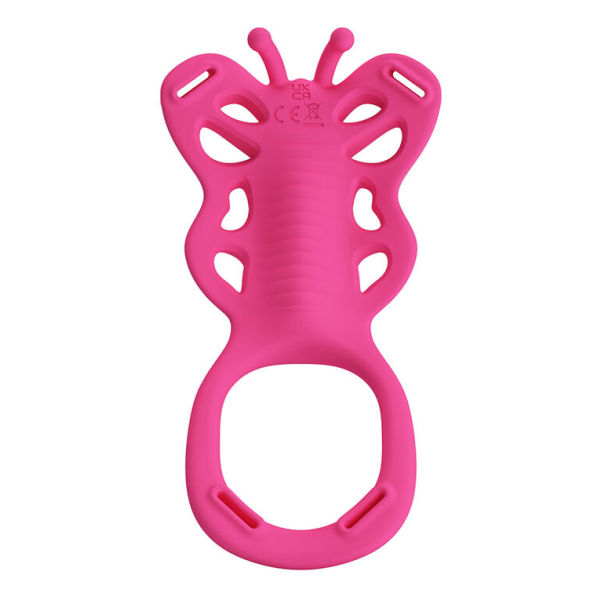 PRETTY LOVE - MASSAGGIATORE PER SVEGLIA CON APP A FORMA DI FARFALLA, ROSA