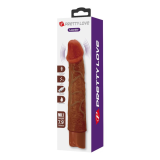 PRETTY LOVE - LEONARDO VIBRATEUR RÉALISTE 20 CM Ø 4 CM MARRON