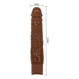 PRETTY LOVE - OWEN REALISTIC VIBRATOR 22.5 CM Ø 4.5 CM BROWN