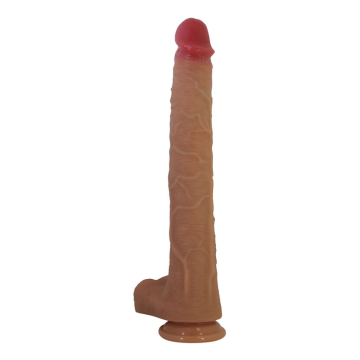 PRETTY LOVE - TERIN PLUS GODEMICHET RÉALISTE EN SILICONE AVEC VENTOUSE 37,6 CM Ø 5,5 CM