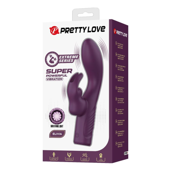 PRETTY LOVE - OLIVIA WIEDERAUFLADBARER HASENVIBRATOR MIT 10 FUNKTIONEN