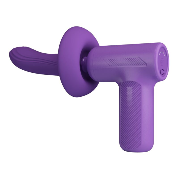 PRETTY LOVE - VITO THRUSTING MASSAGE GUN 5 MODES PURPLE