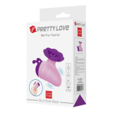 PRETTY LOVE - LITTLE BEE WIEDERAUFLADBARER KLITORALSTIMULATOR, 7 MODI, LILA-ROSA