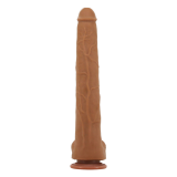 PRETTY LOVE - VIGGO REALISTISCHER, WEICHES HAUTGLEITENDER DILDO, 36,5 CM, BRAUN