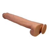 PRETTY LOVE - PAT DILDO FLESSIBILE E REALISTICO CON VENTOSA 40 CM -Ø- 6 CM
