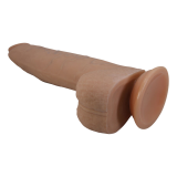 PRETTY LOVE - FABIAN FLEXIBLER DILDO MIT SAUGKAPSEL FLEISCH