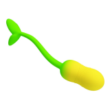 PRETTY LOVE - UOVO VIBRANTE CONTROLLABILE TRAMITE APP PULSEN, 12 FUNZIONI, RICARICABILE TRAMITE USB, VERDE-GIALLO
