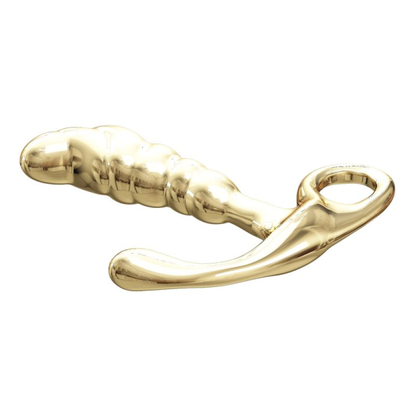 PRETTY LOVE – JACK PROSTATAMASSAGEGERÄT AUS ZINKLEIDE, GOLD